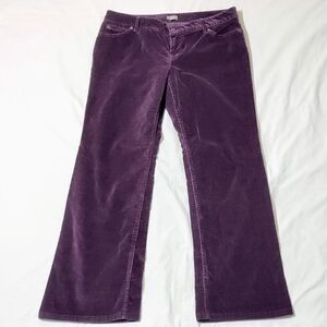 J. Jill Purple Boot Cut Pants